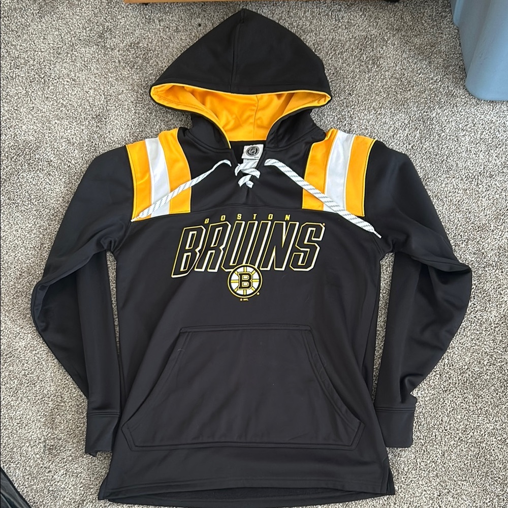 Boston Bruins Black and Yellow Hoodie